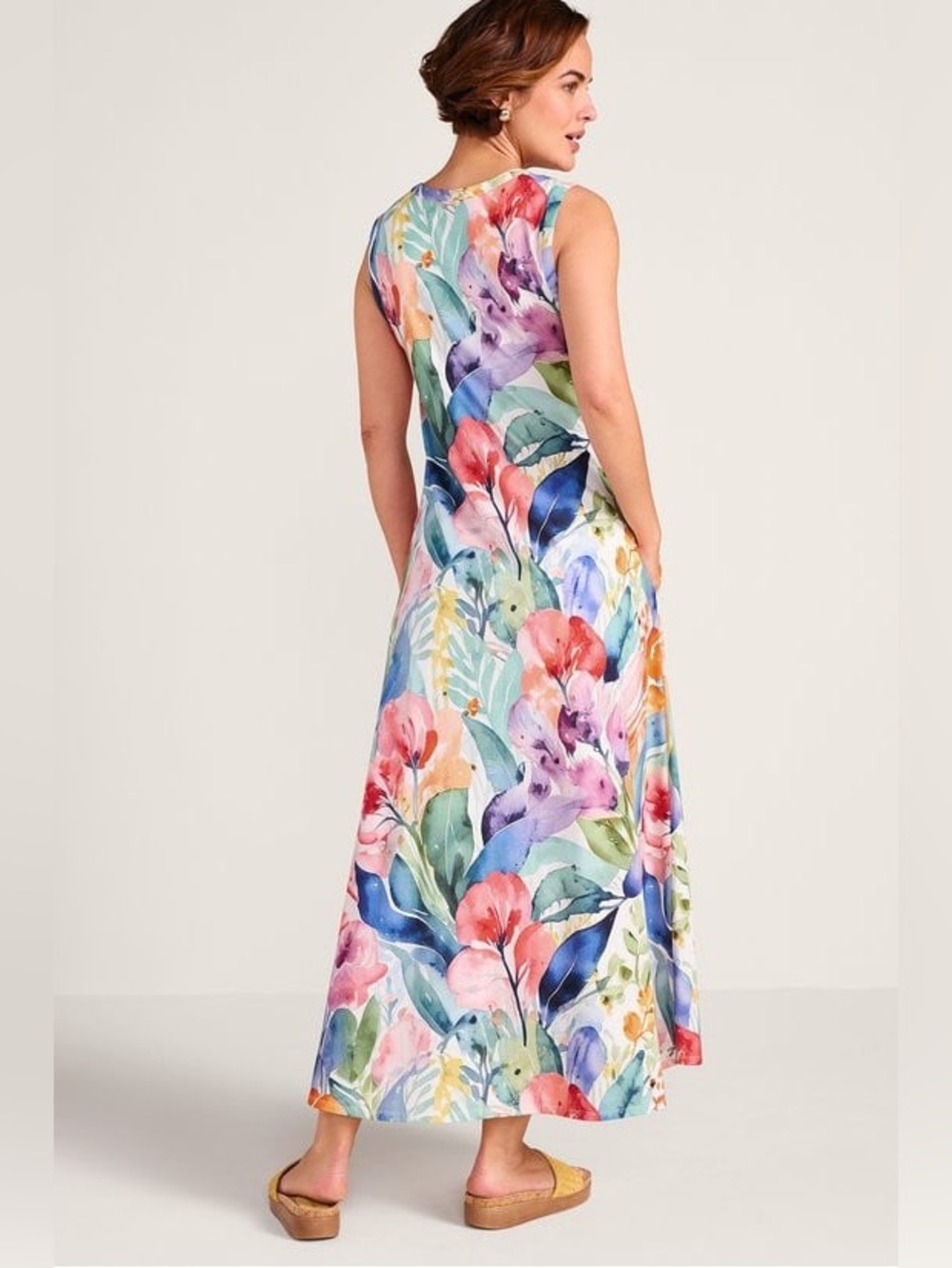 NEW! Soft Surroundings Santiago Gaia Maxi Dress. 1X. - Picture 14 of 16